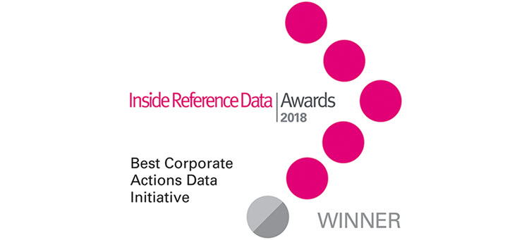 INSIDE REFERENCE DATA AWARDS 2018 EDI Best Corporate Actions Data Initiative - Exchange-data International