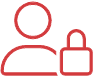 user protection icon red