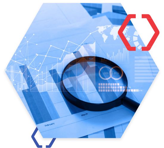 economic data image with EDI brackets