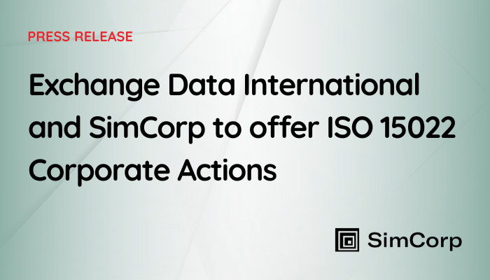 Featured Image - SimCorp Press Release