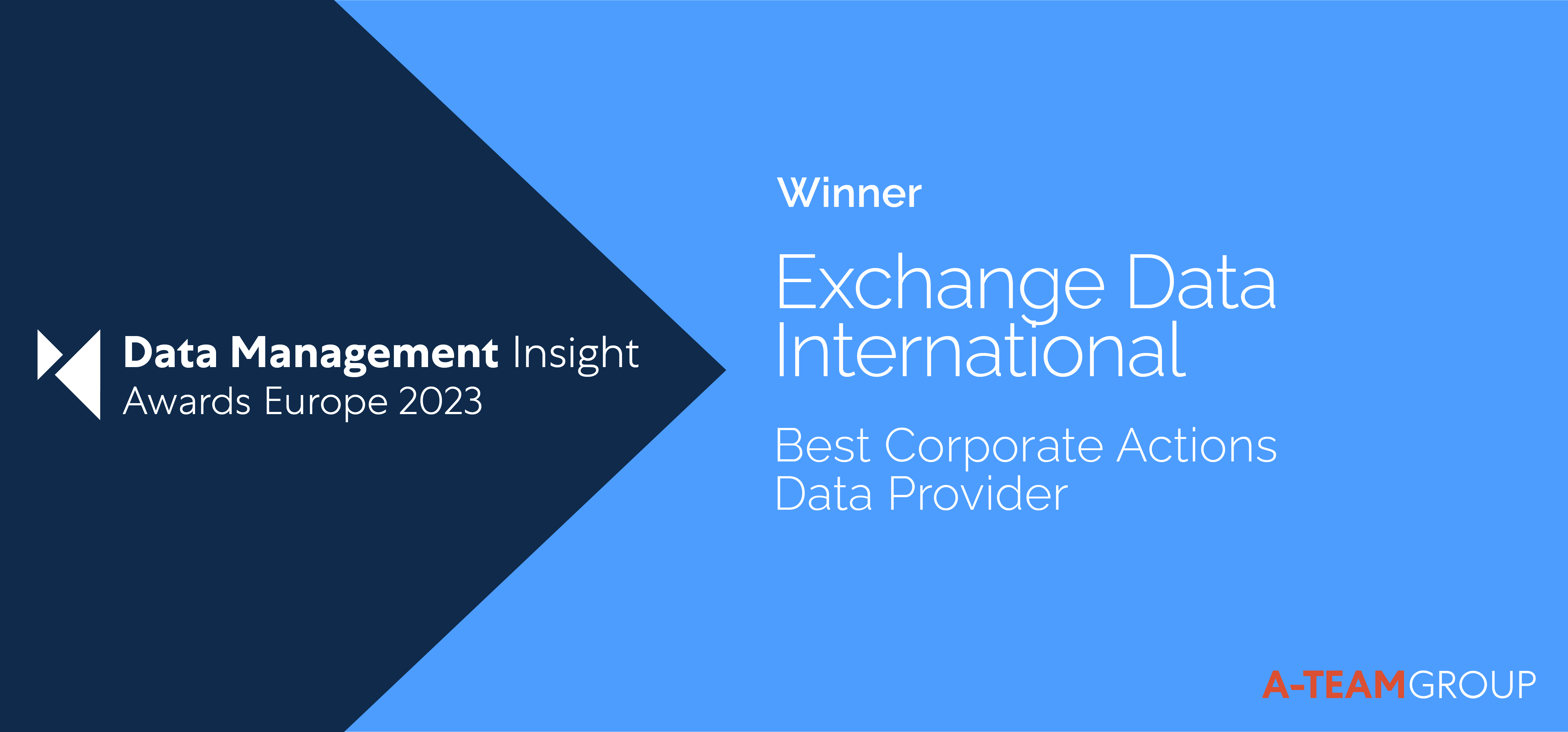 DMI Awards - Best Corporate Actions Data Provider