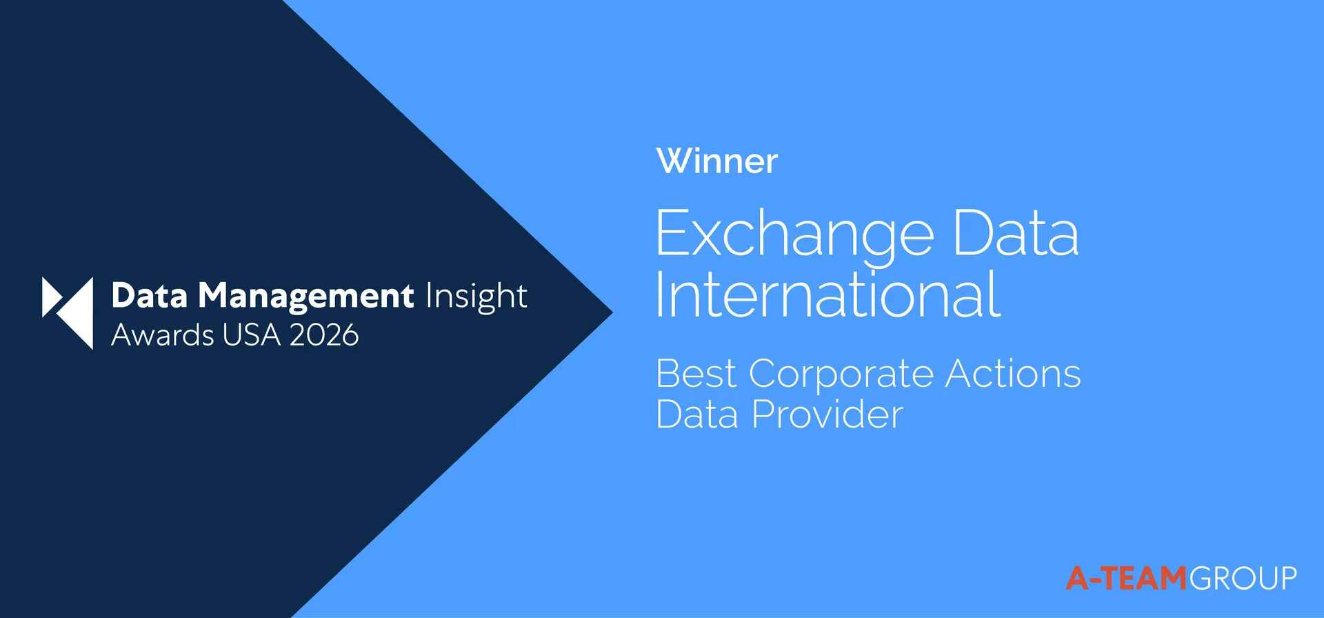 DMI Awards - Best Corporate Actions Data Provider USA 2026